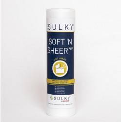 SULKY® SOFT´N SHEER PLUS weiß, 25cm x 5m Schneidevlies